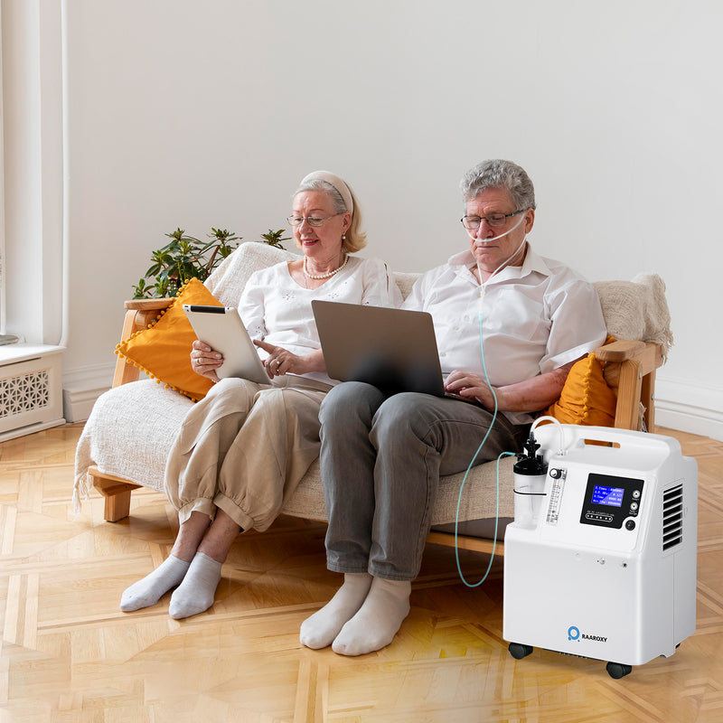 FDA-Zulassung! RAAROXY 5L Premium-Sauerstoffkonzentrator für den Heimgebrauch
