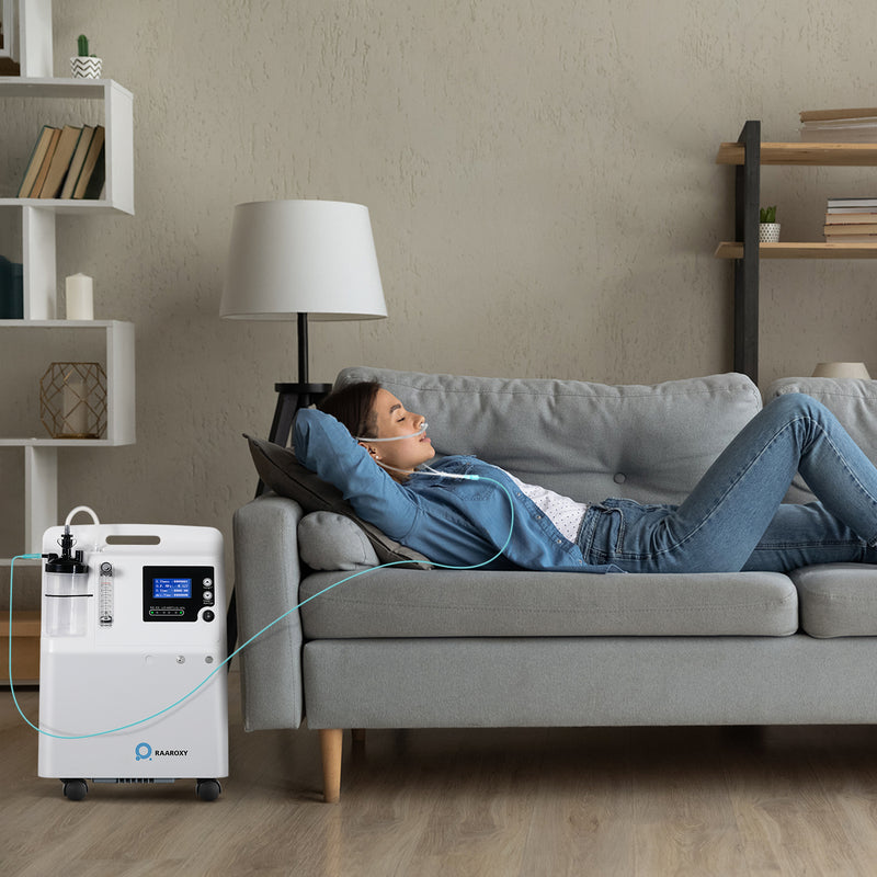 FDA-Zulassung! RAAROXY 5L Premium-Sauerstoffkonzentrator für den Heimgebrauch