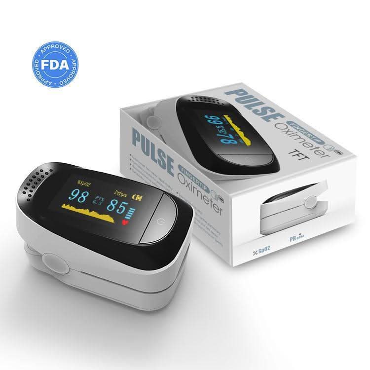 RAAROXY Pulse Oximeter Fingertip - Blood Oxygen Saturation Monitor with Heart Rate and Fast Spo2 Reading, Pulse Ox with TFT Screen, FDA 510k - RAAROXY